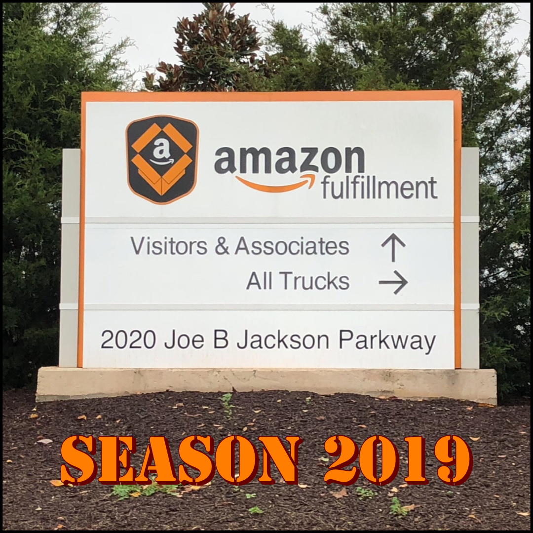 Sign for Amazon Fulfillment Center
